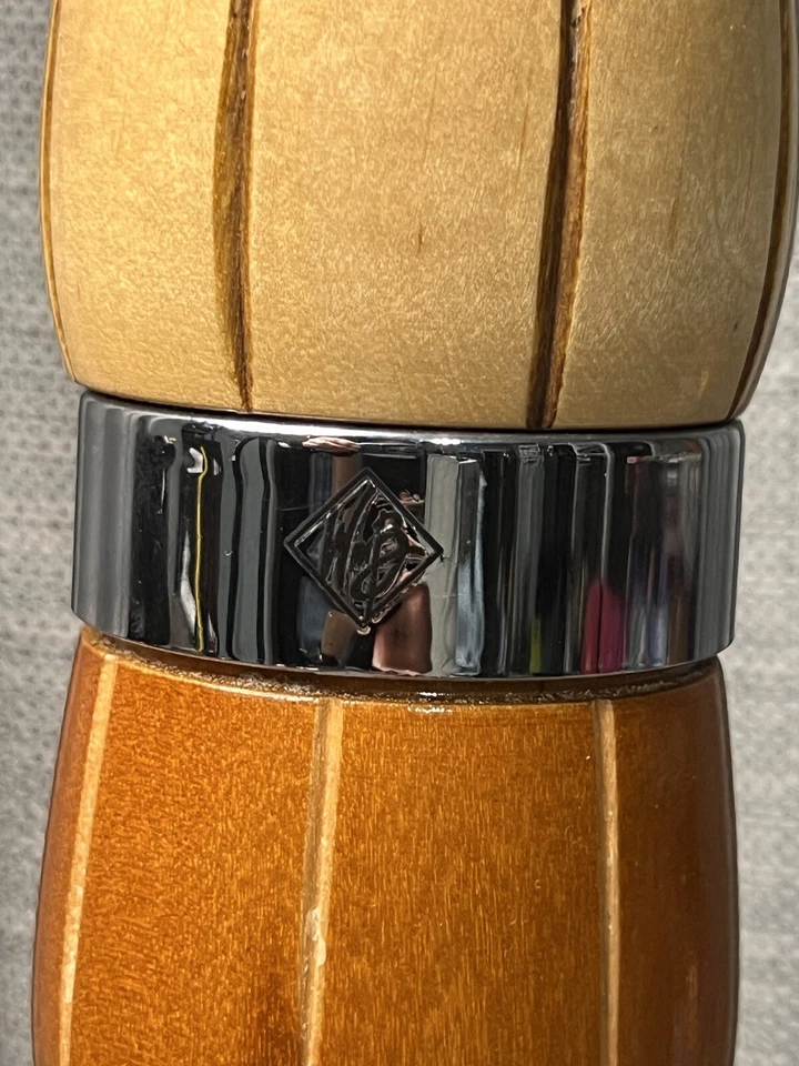 Combo saleiro moedor madeira pimenta Robert Wilhelm William Bounds - Imagem 3 de 4