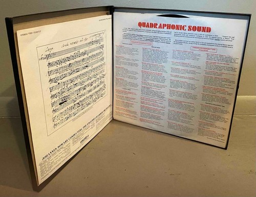 HANDEL SEMELE ORIG VANGUARD QUADRAPHONIC THREE (3) RECORD BOX SET NM - Picture 5 of 5