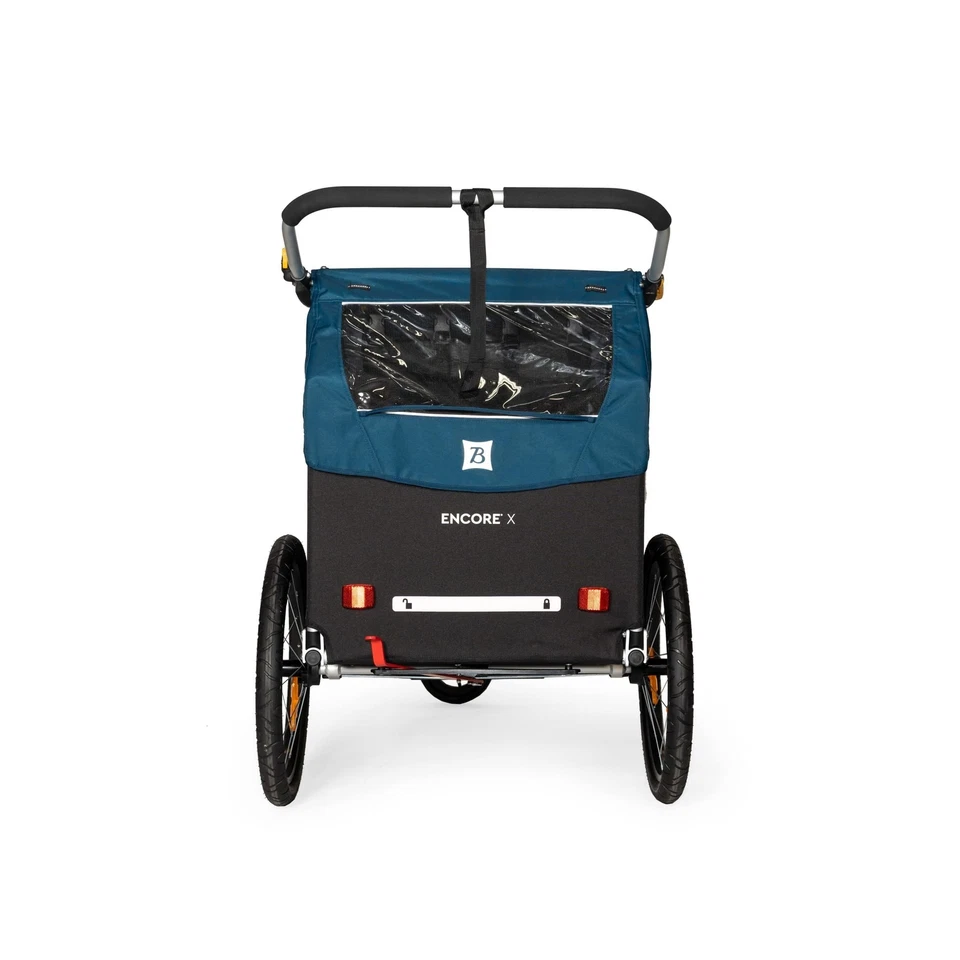 Remolque y cochecito para bicicletas Burley Encore&#174; X, 2 asientos para niños Foto 2 de 4