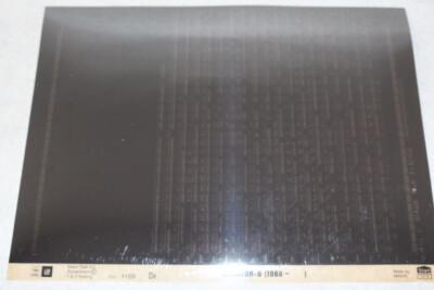 Opel Senator-B ( 1988-    )  Ersatzteilkatalog auf Microfich Microfilm ''01-1989''