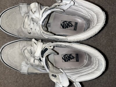 Deconstructed Vans Sk8-Hi Marshmallow Size 10 | eBay