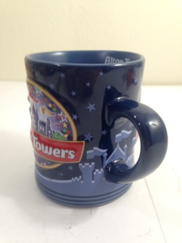 Alton Towers Resort 3d Mug Theme Park Ceramic Souvenir Merlin 2008 embossed - Picture 3 of 8