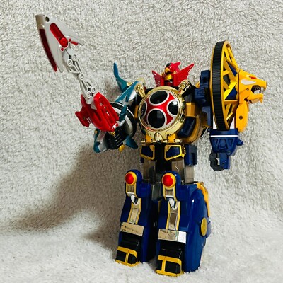 Power Rangers Ninja Storm Hurricaneger DX Senpuujin Megazord - Bandai 2003, Occasion, Avec Traces D'usage