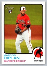 2022 Topps Heritage High Number - #617 Marcos Diplan (RC)