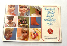Vintage 1968 Mattel MOD ERA Booklet BARBIE'S WORLD: bright, swinging, now  EXC