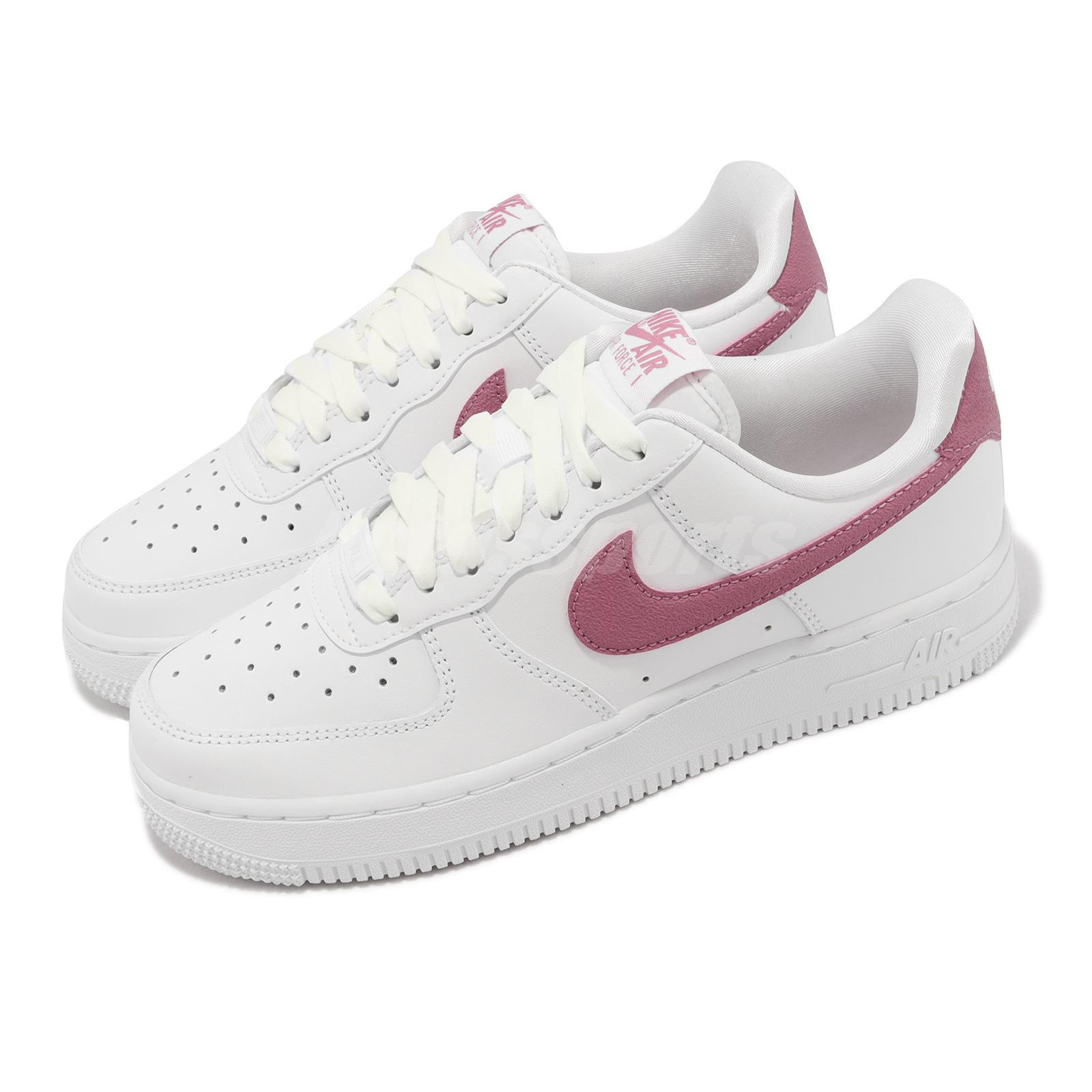 Nike Wmns Air Force 1 07 ESS TRND White Desert Berry Women AF1 Casual  DQ7569-101 | eBay