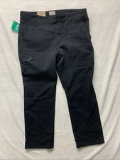 Weatherproof Vintage Mens 38x30 Trevorland Flex Utility Pant Black Cargo New