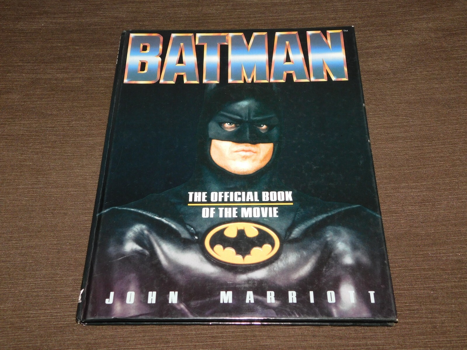 VINTAGE 1989 JOHN MARRIOTT BATMAN THE OFFICIAL BOOK OF THE MOVIE