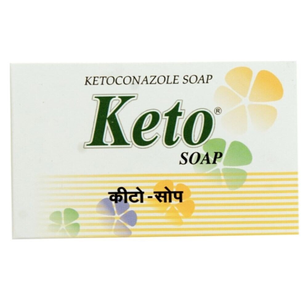 Keto Antifungal Soap 50gm Treat Fungal Infection Of the Skin Free