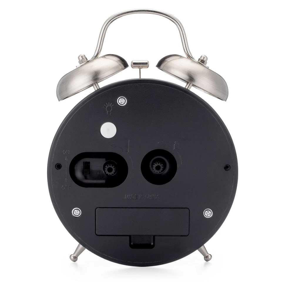 -Big Ben Twin Bell Alarm Clock | Loud Alarm Clock for Heavy Sleepers | Batter... - Image 3 of 4