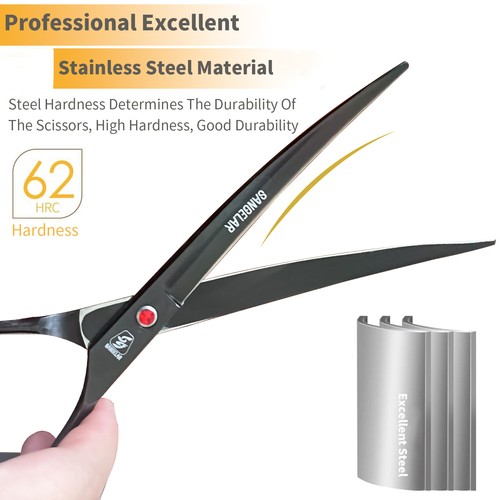Sangelar 8 inch Pet Grooming Scissors Set - Professional & Affordable - Picture 4 of 12