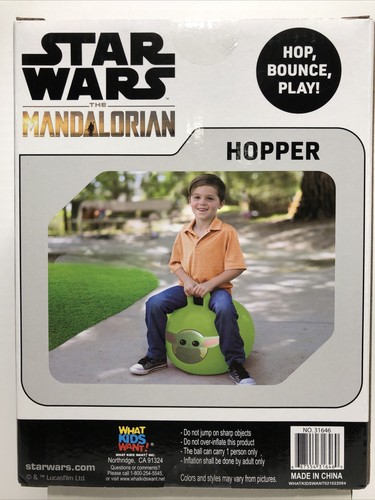 Mandalorian Hopper Ball Bounce Exercise Star Wars Ages 4+ - Picture 4 of 5