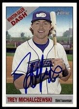 2015 Topps Heritage Minor League Trey Michalczewski Auto Winston-Salem Dash #94