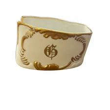 Gerold Porzellan Bavaria Vintage "G"  West Germany Gold Spoon/Utensil Rest