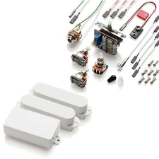 EMG SA/SA/81 Active HSS Guitar Humbucker Single-Coil Strat Pickup Set - White 
