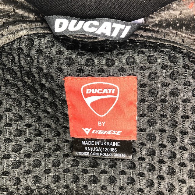 Ducati Corse C3 Leather Jacket by Dainese Black Size Euro 54 (Perforated) | eBay