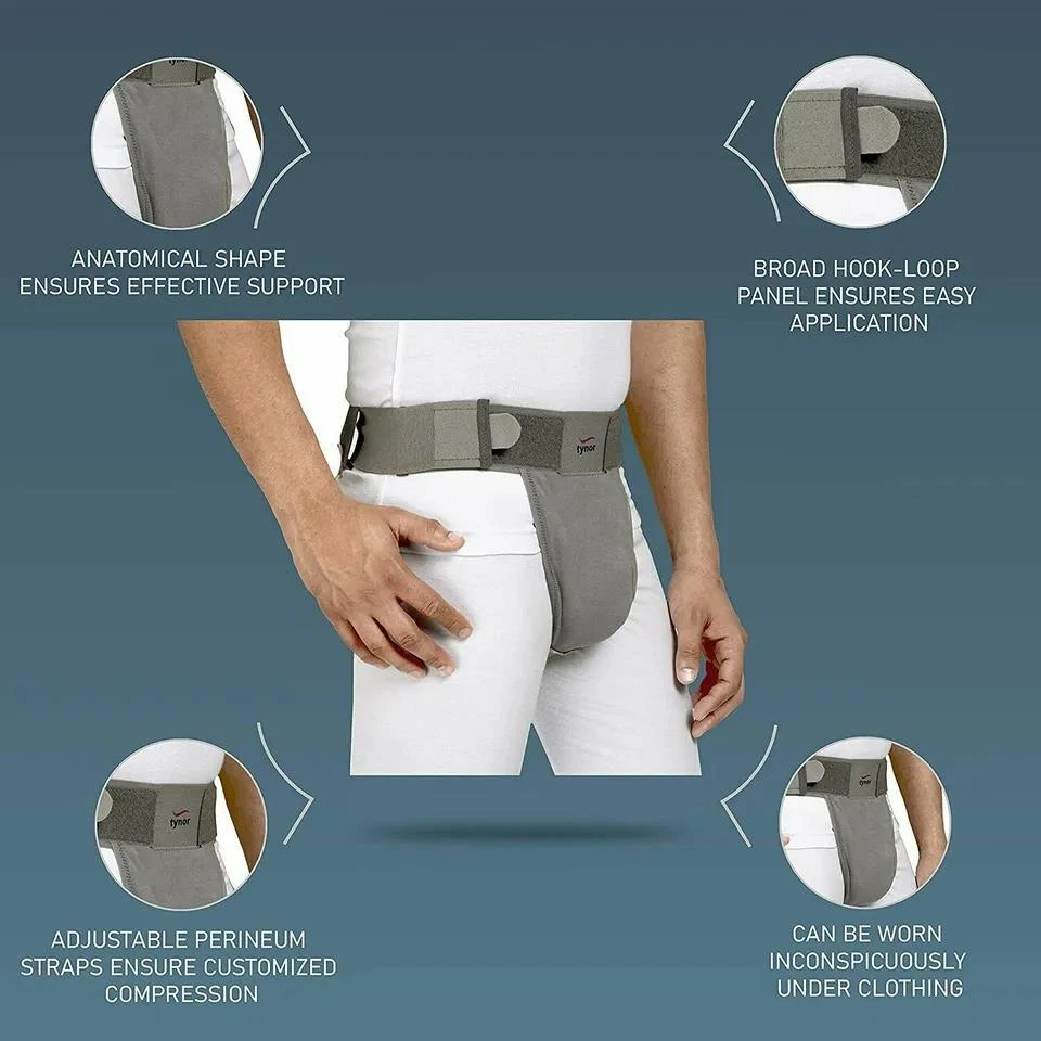 Suporte escrotal masculino TYNOR - Cinza (tamanho selecionado) - Imagem 3 de 4