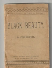 BLACK BEAUTY. By Anna Sewell: 1895 Edition: George Munro's Sons