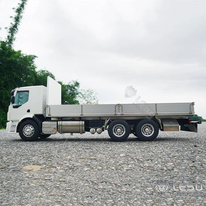 LESU 1/14 6X4 RC Flatbed Cargo Lorry Truck W/ Motor ESC Servo Light Sound System - Image 4 of 4