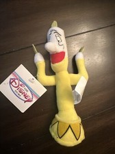 Disney Store Beauty And The Beast Lumiere Mini Bean Bag Plush 8" Toy New W/ Tag