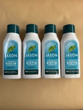 Jason Thickening Biotin + Hyaluronic Acid Shampoo, 16 Fl Oz - Pack of 4