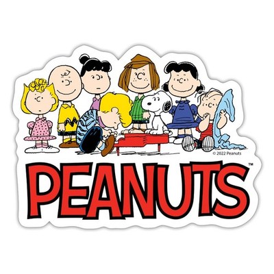 Peanuts Snoopy Und Seine Freunde Logo Aufkleber Sticker, max. 10 x 10 cm