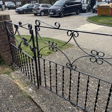 Pair Wrought Iron Gates 94”x42”