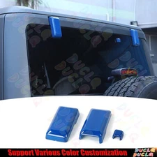 For Ford Bronco 2021-24 Bright Blue Rear Window Tailgate Glass Hinge Decor Trim