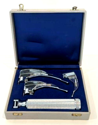 Vintage Rieste Mc Intosh Laryngoscope Set in Original Case