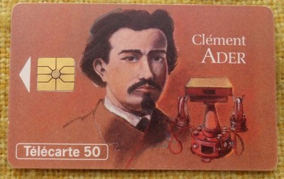 Telefonkarte France Telecom - Clement ADER  50 Einh.-1993