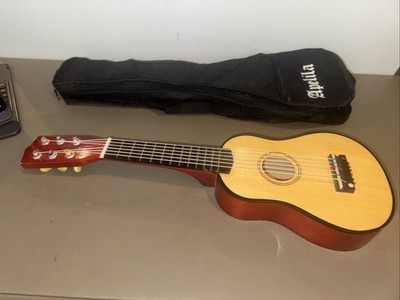 Acoustic Ukulele 6-String Polished Wood Body w/ Bag