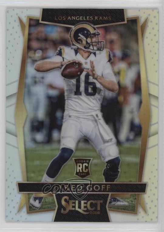 2016 Panini Select Concourse Silver Prizm Jared Goff #63 sd0