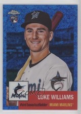 2022 Chrome Platinum Anniversary Blue Mini-Diamond Refractor Luke Williams 0e4z