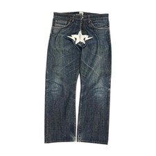 BAPE a bathing ape Sta star jeans navy blue (W34? L28?)