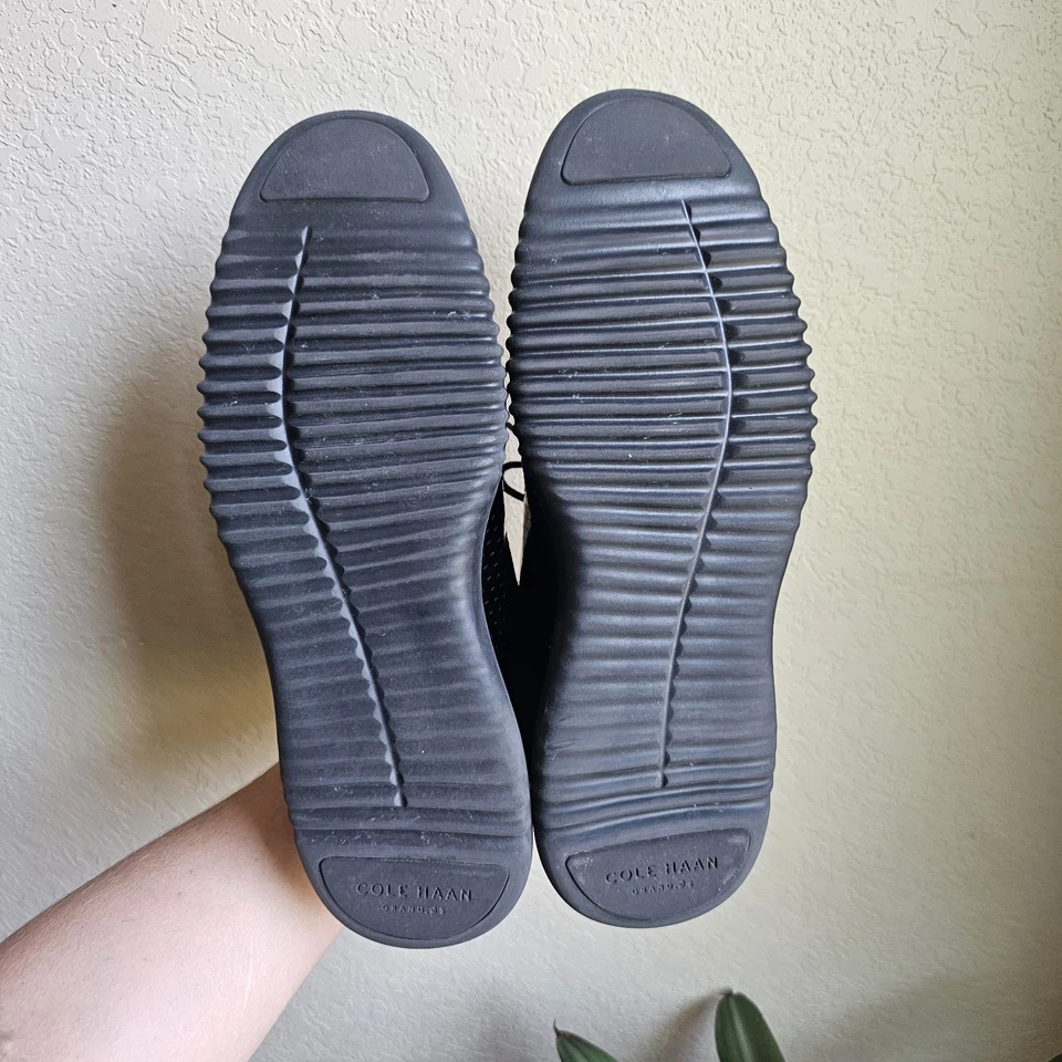 Cole Haan 9M Men's ZERØGRAND Black Lined Laser Wingtip Oxford Style C37085 - Image 3 of 4