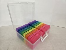 Photo Craft Keeper Storage Box 16 Colorful Sorting Cases FREE SHIPPING