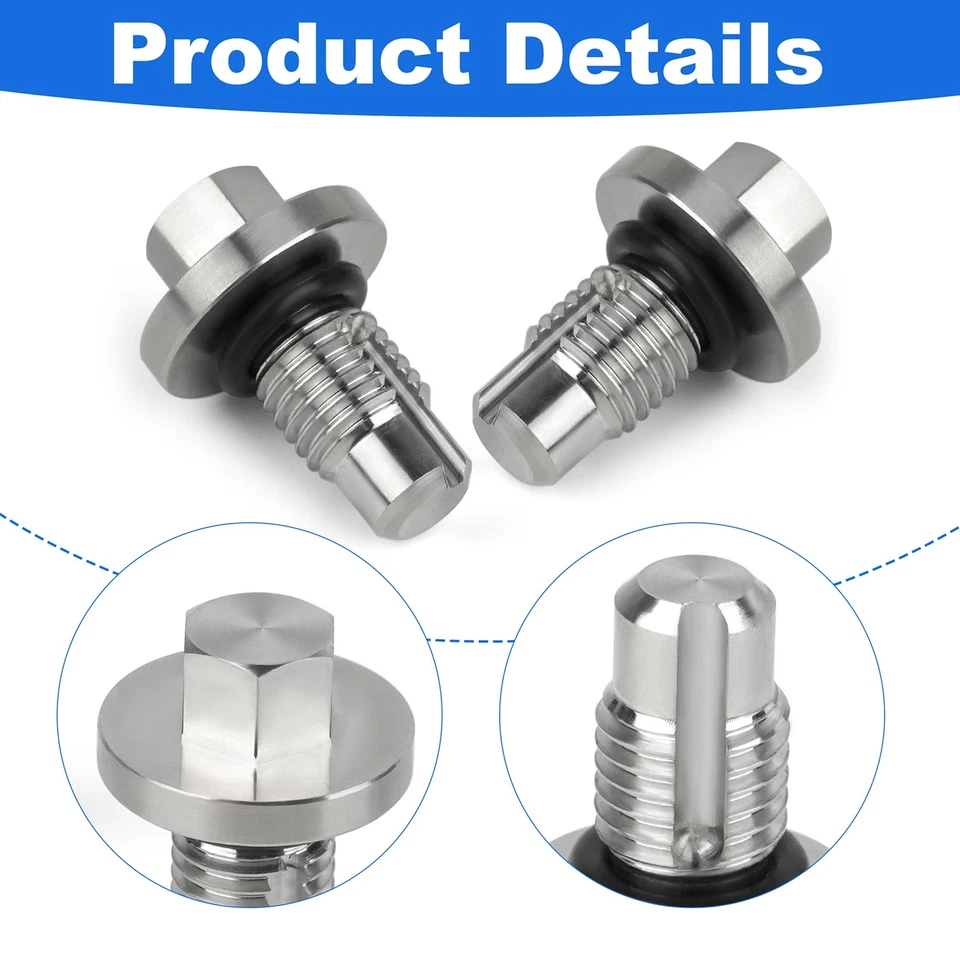 Stainless Steel Supercharger Bleeder Screw Kit for Audi A6 A7 A8 Q5 S4 S5 SQ5 Foto 4 de 4