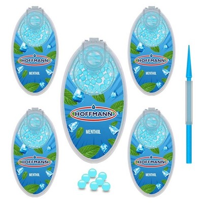 Premium Aroma Kapseln Menthol | DIY Click Filter Kugeln| 5erPack | 500 Kugeln
