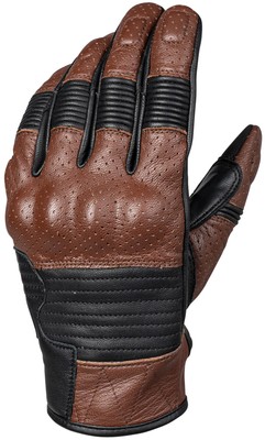 Cortech Bully 2 Mens Leather Motorcycle Gloves Tobacco