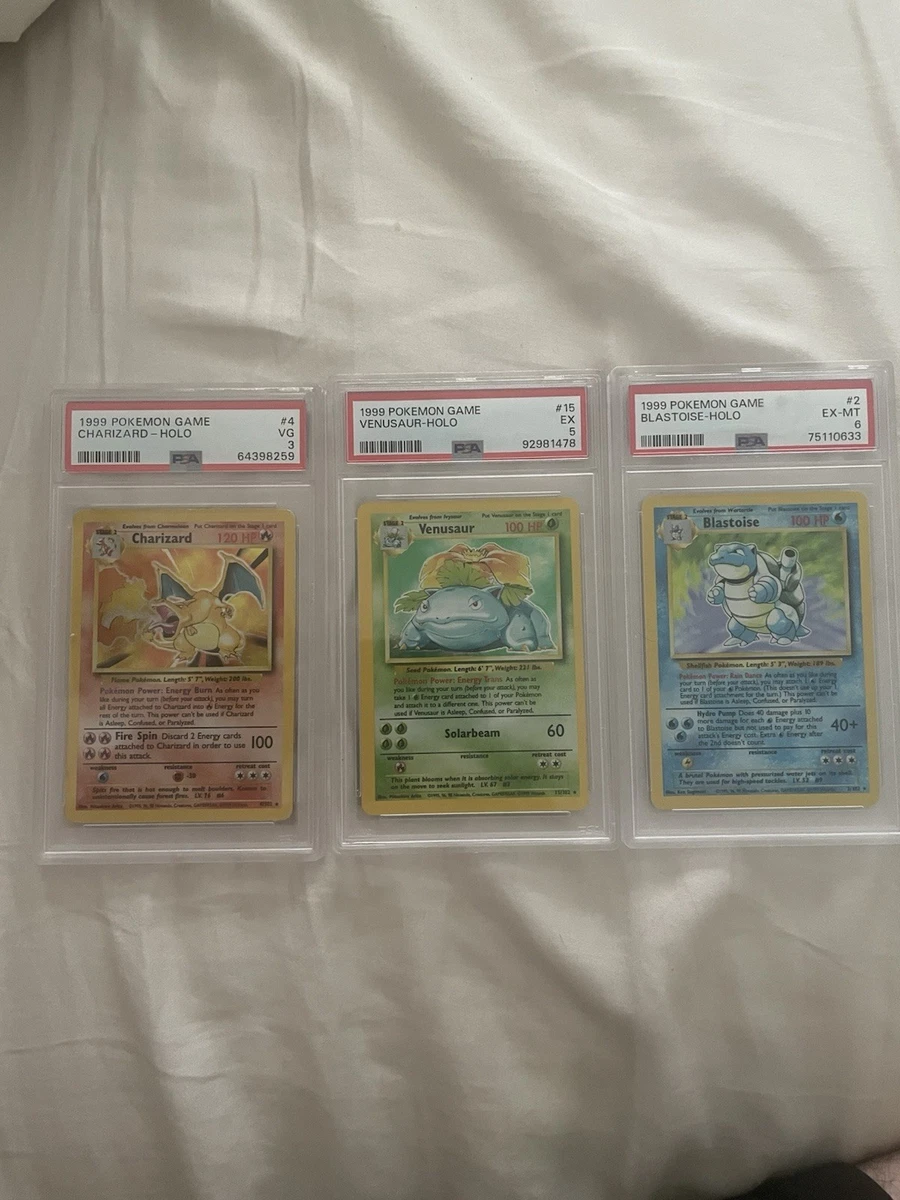 Venusaur Pokémon TCG Holo Rare Base Set Individual Collectible
