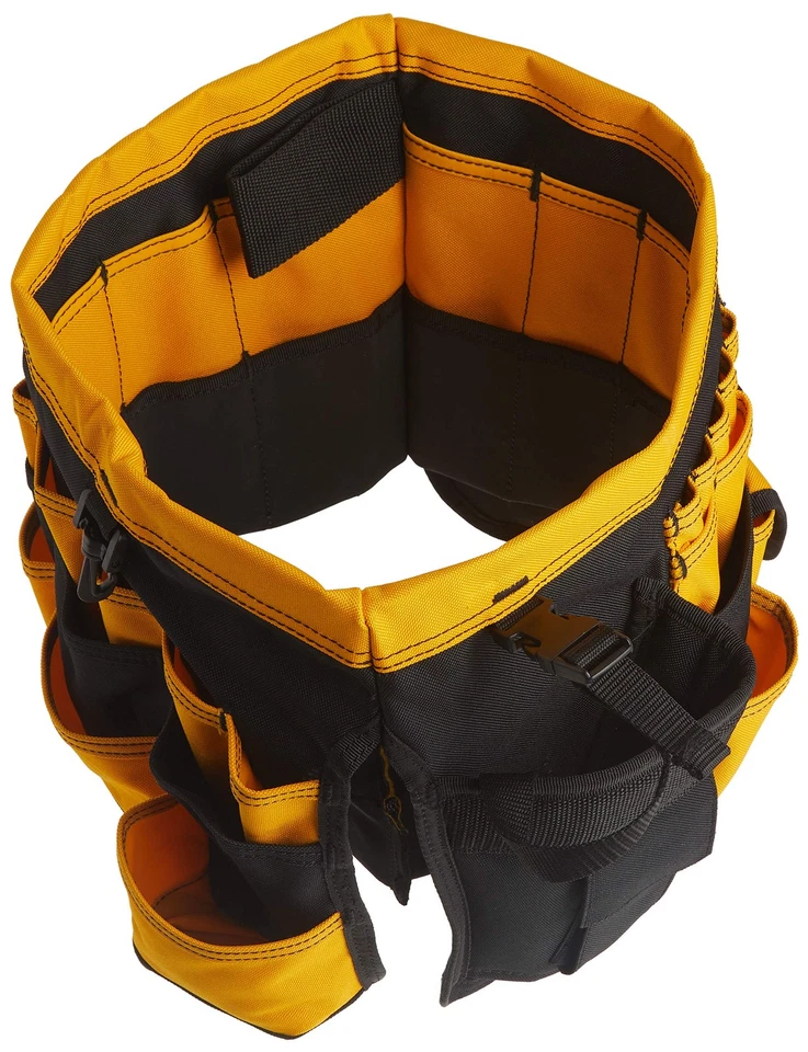 Custom Leathercraft4122 In & Out Bucket, 61 Pocket, Black/Yellow - Image 4 of 4