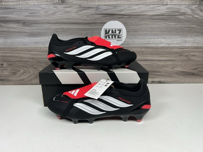 #ad #ad **Adidas Cleats PREDATOR PRO FT FG Black White Lucid Red JS0952 NEW** Soccer $150.00