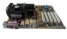ASUS P4P800-E Deluxe ATX Motherboard Pentium 4 2.8 GHz CPU 1 GB RAM I/O Shield