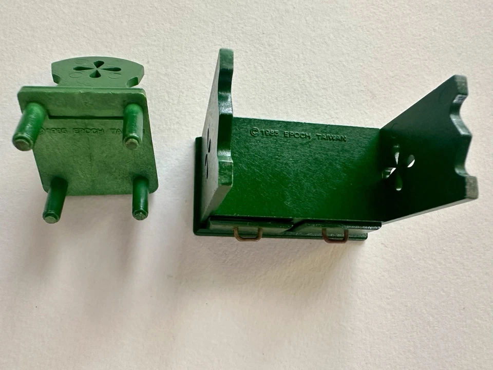 Escritorio y silla Sylvanian Families Calico Critters 1985 época verde Foto 2 de 3