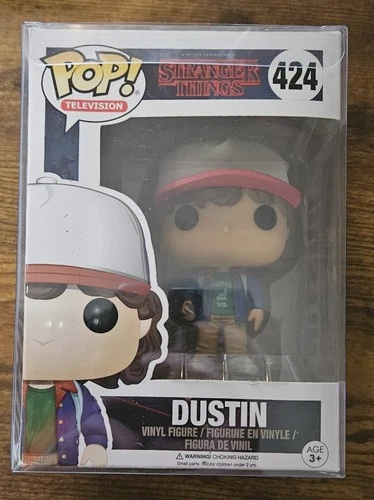 Funko Pop! Vinyl: Stranger Things - Dustin Henderson (w/ Compass) #424 ⚔️B&B
