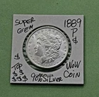 1889 P Morgan Dollar IMPRESSIVE CHOICE FROSTY GEM CH BU Ultra SUPER High Grade $