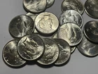 1925 CH BU PEACE DOLLAR PARTIAL ROLL / 18 COINS - SHARP ROLL