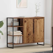 Mobile laterale Legno multistrato Storage per soggiorno Interno urbano vidaXL