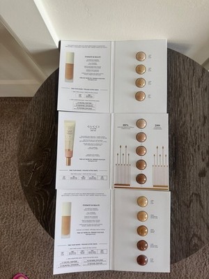 Gucci Eternite De Beaute 24H Luminous Matte Foundation/Glow Skin Tint  LOT OF 3