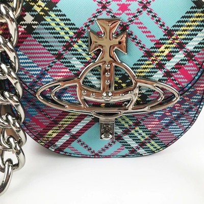Vivienne Westwood Sofia Saddle Mini Bag w/Big Orb Chain Strap